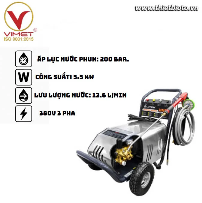 Máy rửa xe cao áp LUTIAN 20M32-5.5T4